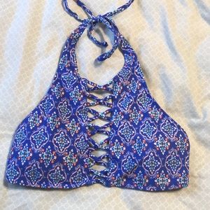 Hollister halter bikini top
